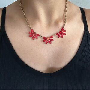 Red Statement Necklace
